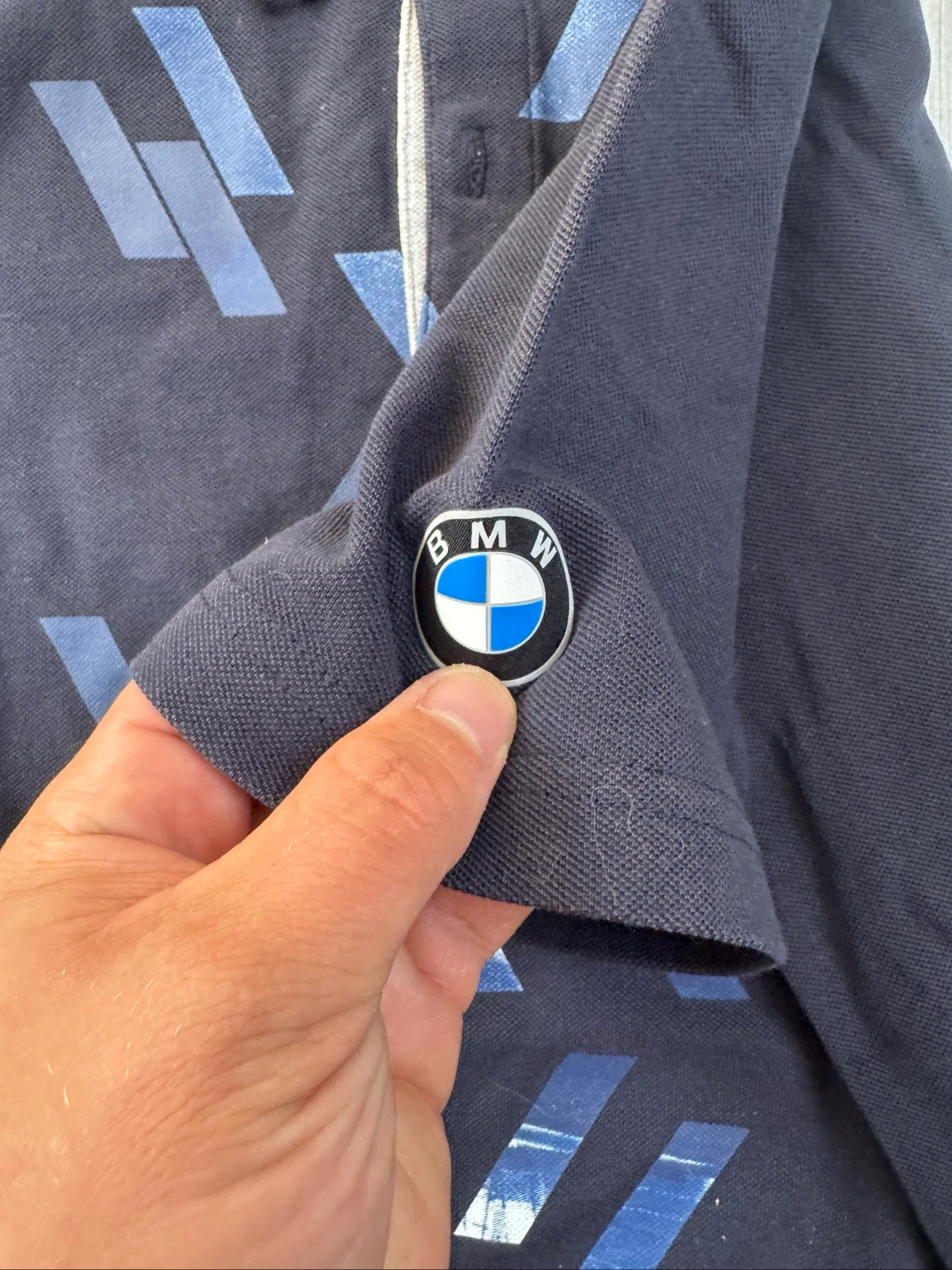 Puma BMW Motorsport herenpoloshirt S marineblauw met raceautomotiefprint – photo 6